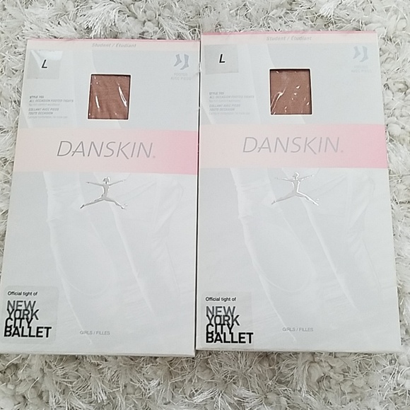 Footed dance tights, large from Danskin - Picture 1 of 3